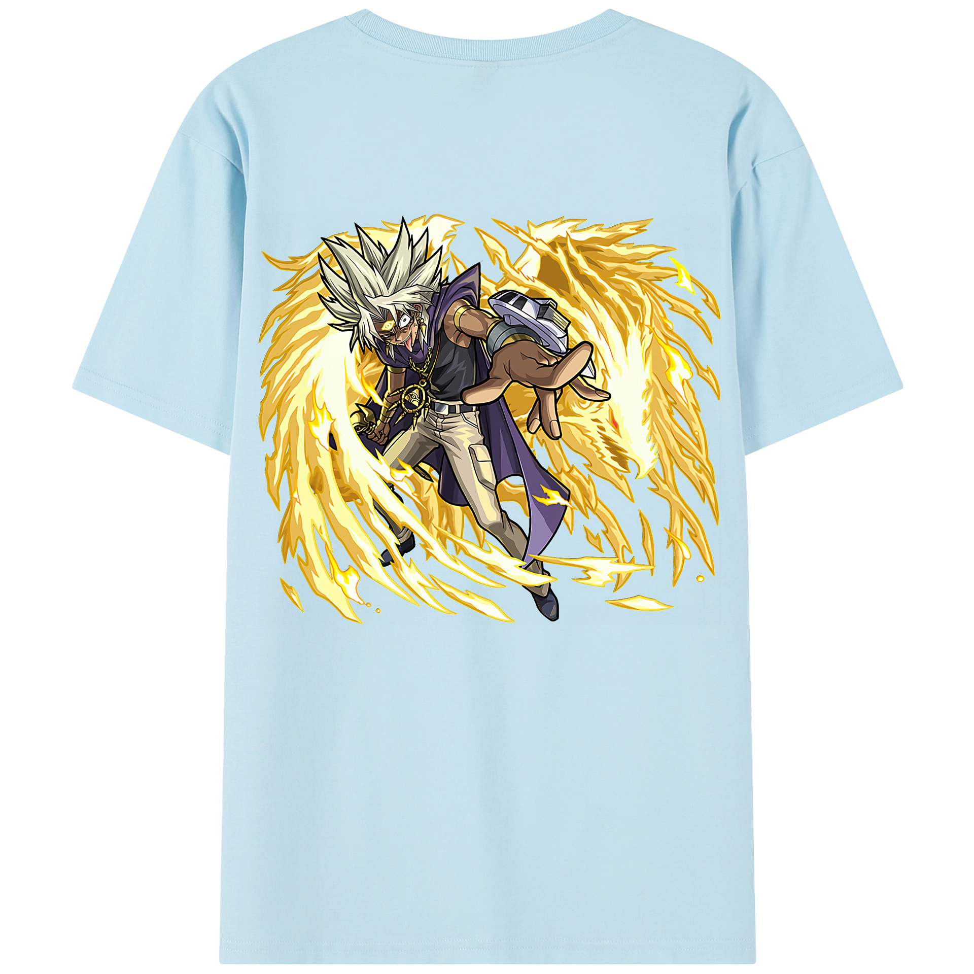 （画像用） 遊☆戯☆王 Yu-Gi-Oh! 綿100％半袖Tシャツ（背面プリント）